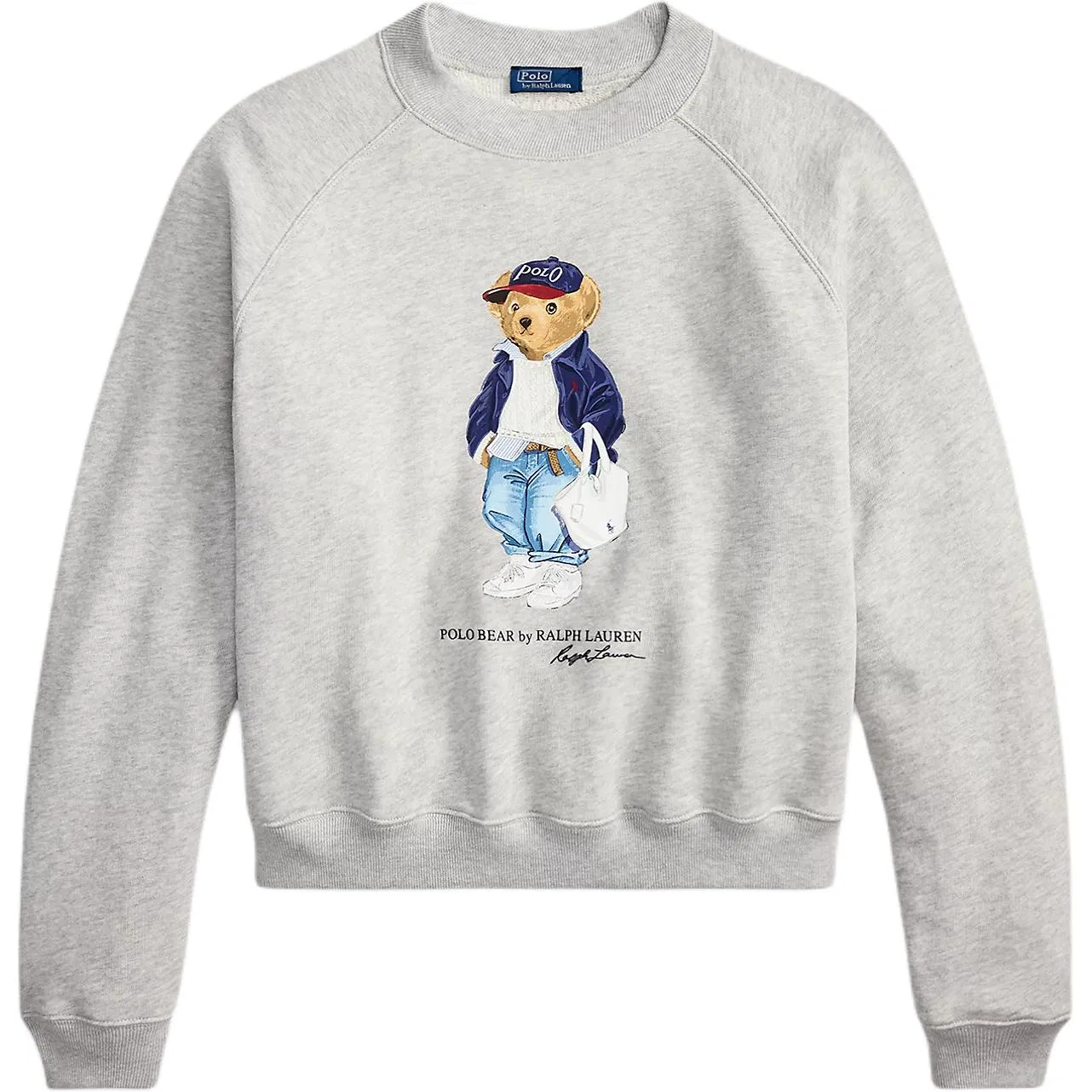 Свитшот Polo Bear Raglan Polo Ralph Lauren, Light Smoke Gray