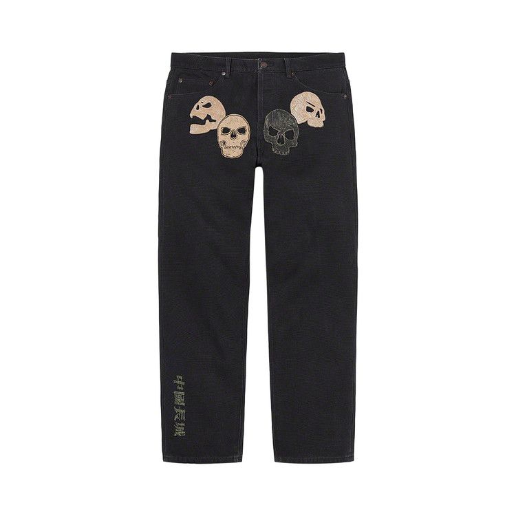 

Джинсы Supreme x The Great China Wall Canvas 5-Pocket Jean, Black
