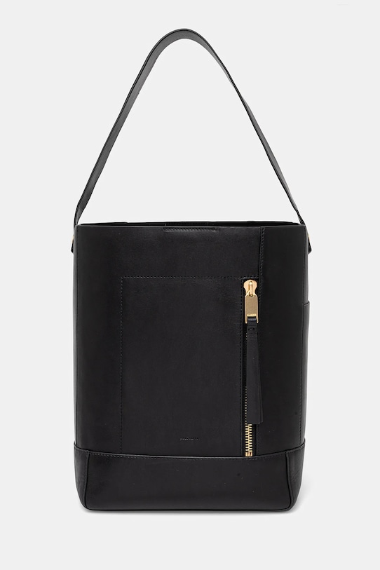 

Кожаная сумка ALBA HOBO Allsaints, черный