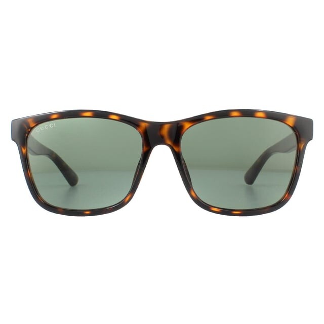 

Солнцезащитные очки gg0746s 003 темно-зеленые гаваны Gucci, коричневый