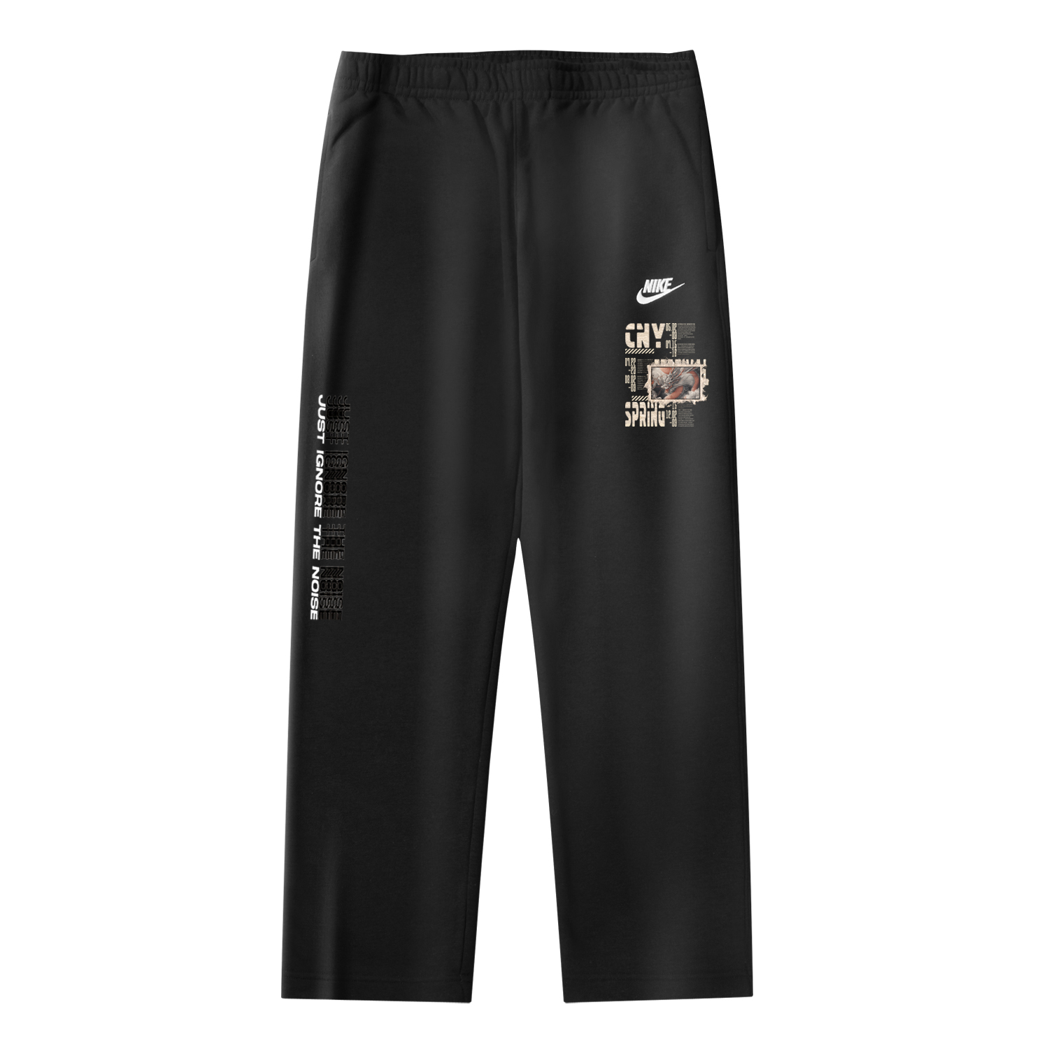 

Nike Мужские и женские спортивные штаны M Nsw Club Pant Oh Ft Knitted черный