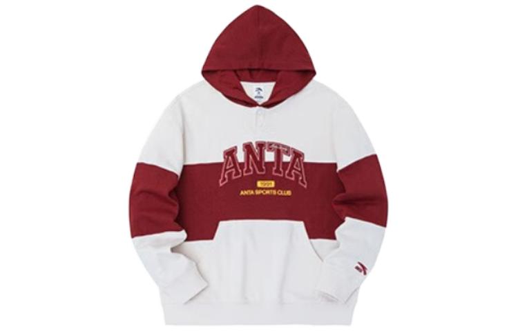 

Толстовка Anta Life Collection унисекс, цвет «халцедоновый белый»