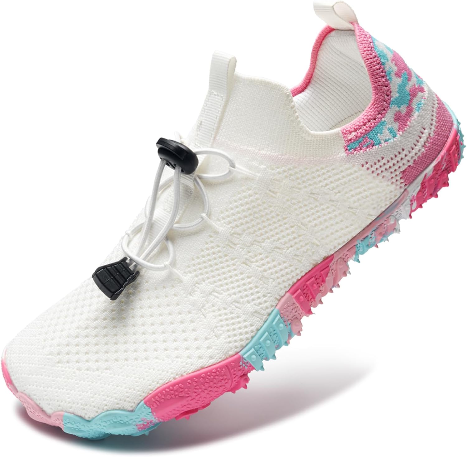 

Походные кроссовки для женщин, водные туфли для мужчин, обувь с широкой носочной частью Cjrosm, белый/розовый