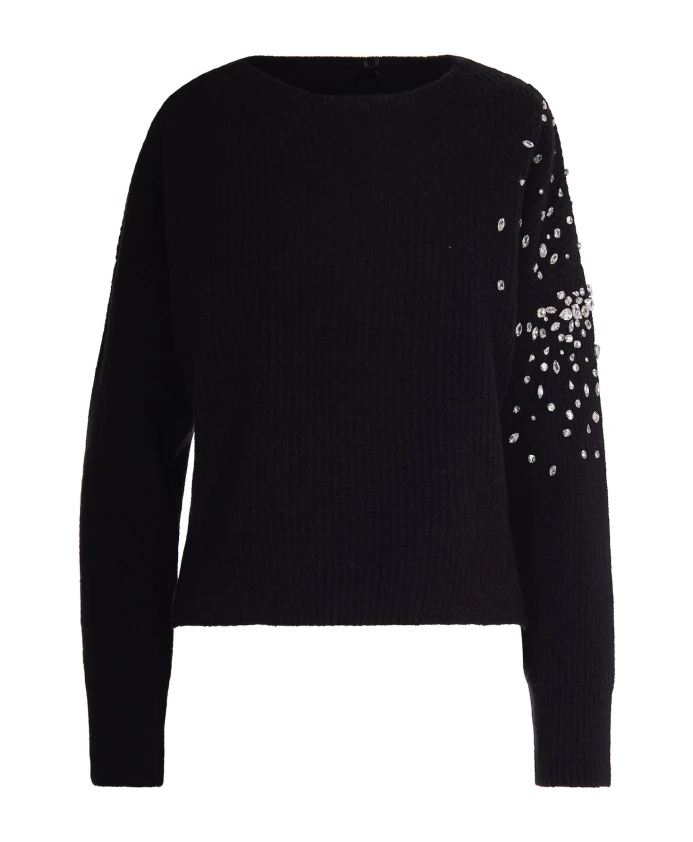 

Черный свитер, смесь шерсти и акрила. Liu Jo, черный