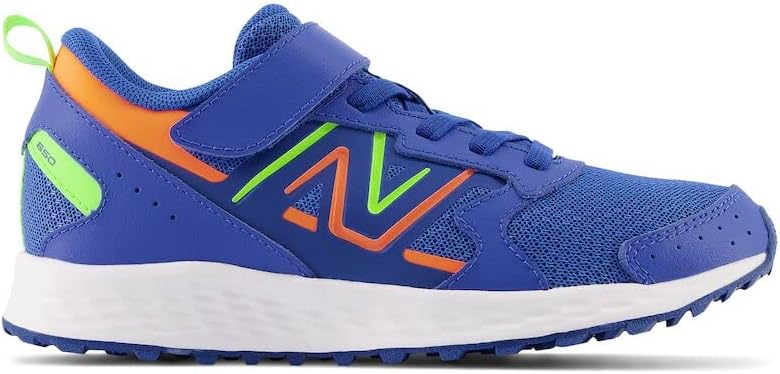 Кроссовки New Balance детские унисекс Fresh Foam 650 V1 с эластичными шнурками и верхней застежкой, зеленый — фото 3