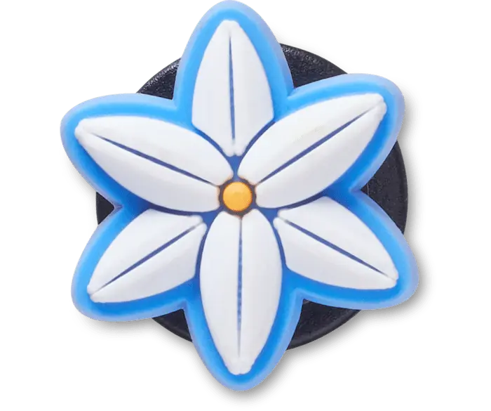 

Джиббитсы White Jasmine Flower Crocs