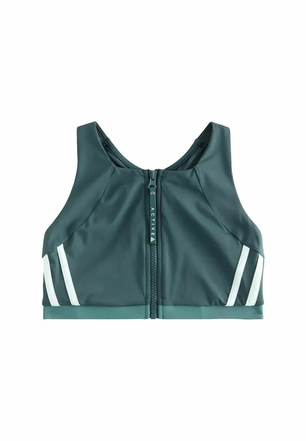

Активный укороченный топ от бикини Next, Teal/Green, Зеленый, Активный укороченный топ от бикини Next, Teal/Green