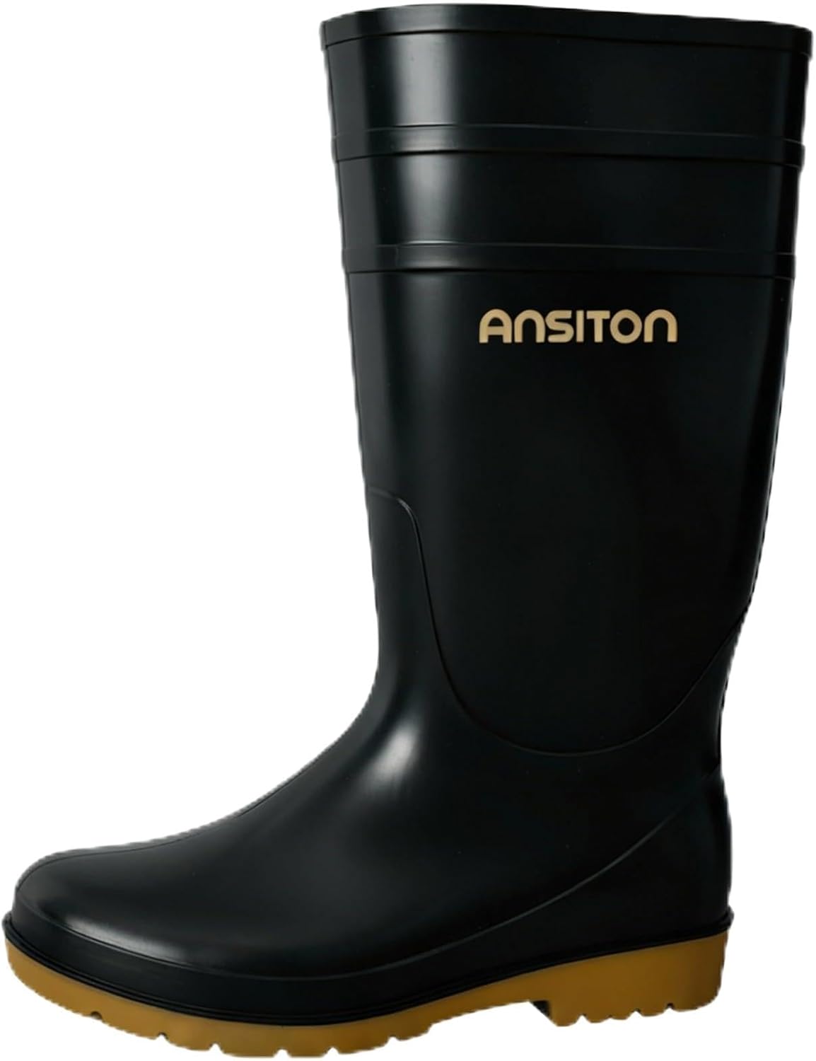 

Мужские черные водонепроницаемые резиновые сапоги ANSITON без шнуровки- высокие и средние модели, идеально подходят для улицы, сада, фермы, грязи и рыбалки, удобные, прочные, легко чистятся