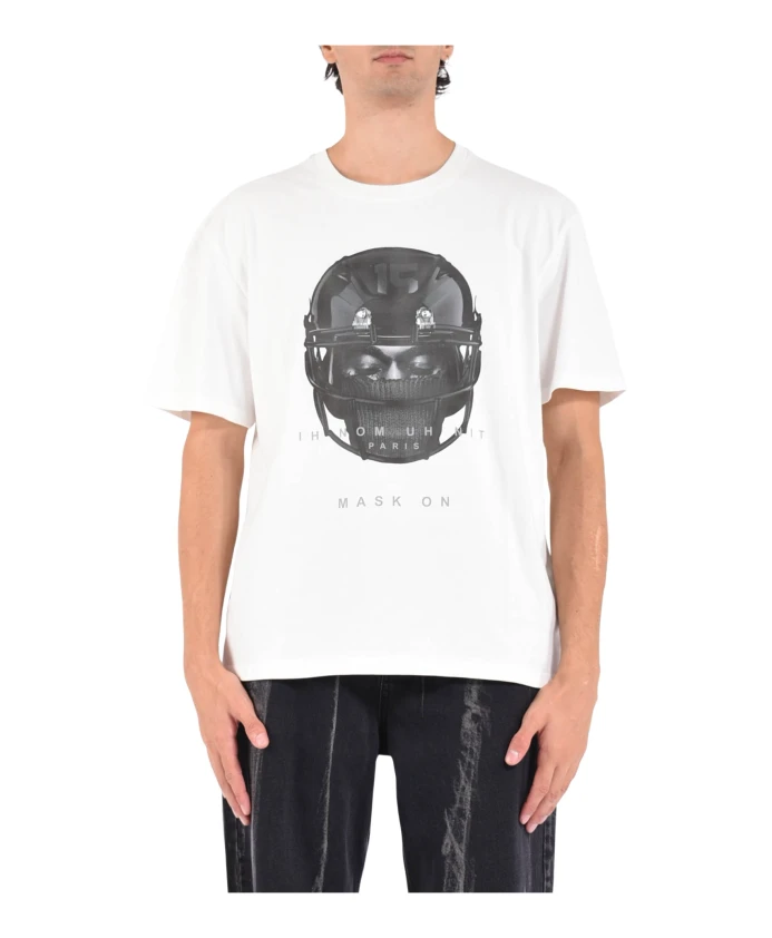 

Футболка с изображением шлема НФЛ Ih Nom Uh Nit, белый