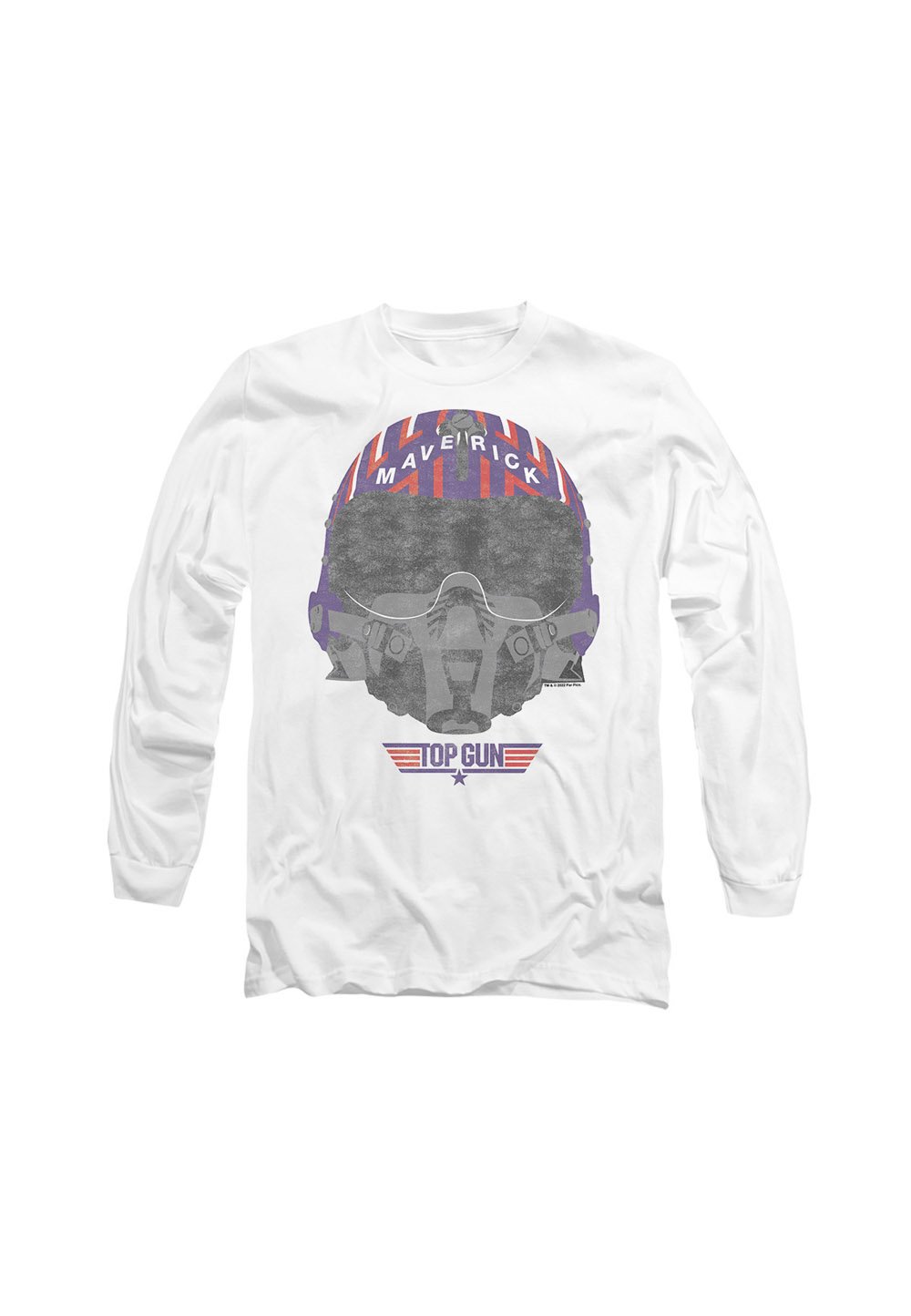 

Топ с длинными рукавами PARAMOUNT TOP GUN HELMET Cotton Soul, белый