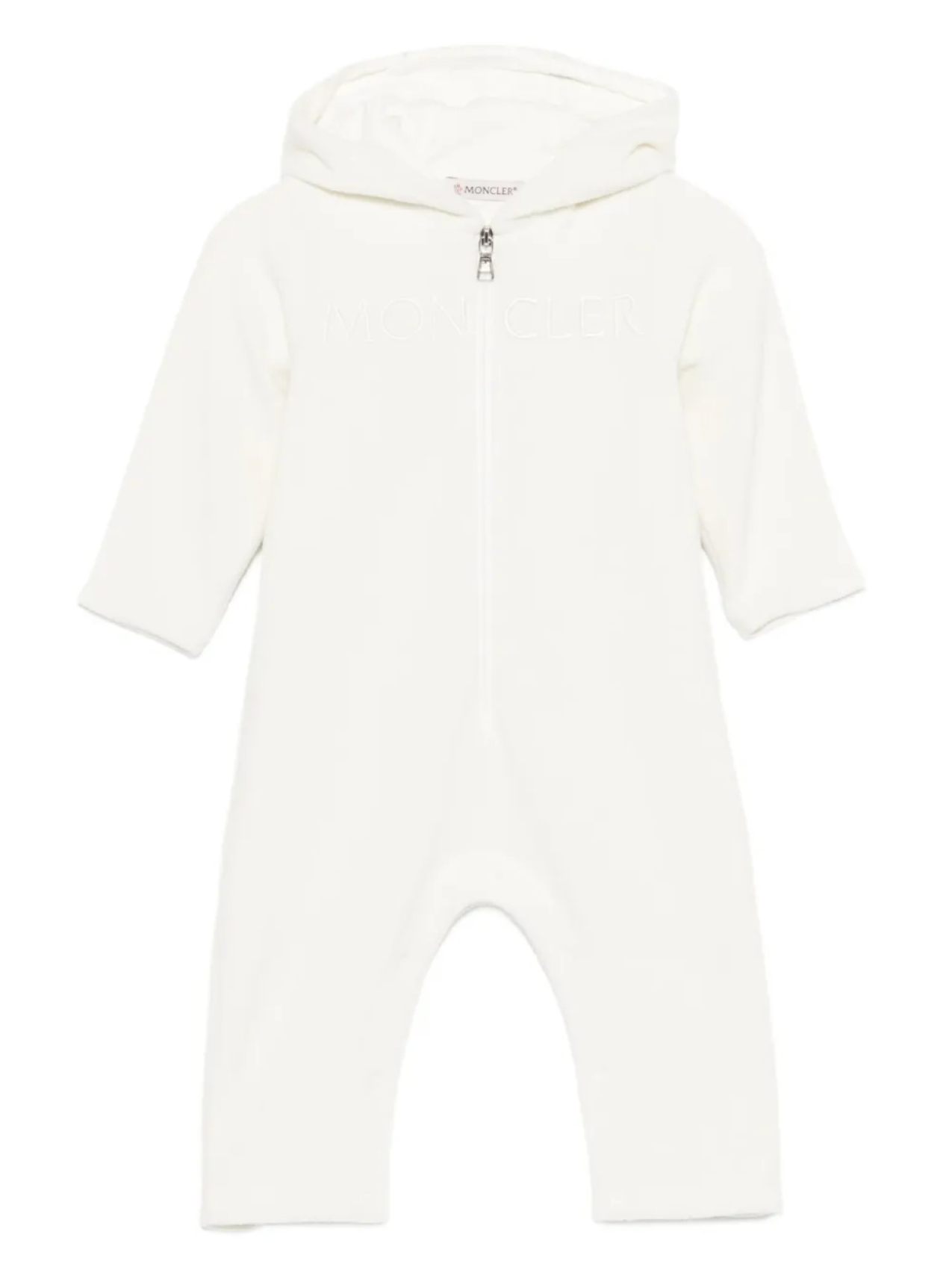 

Комбинезон Moncler Enfant с логотипом, белый