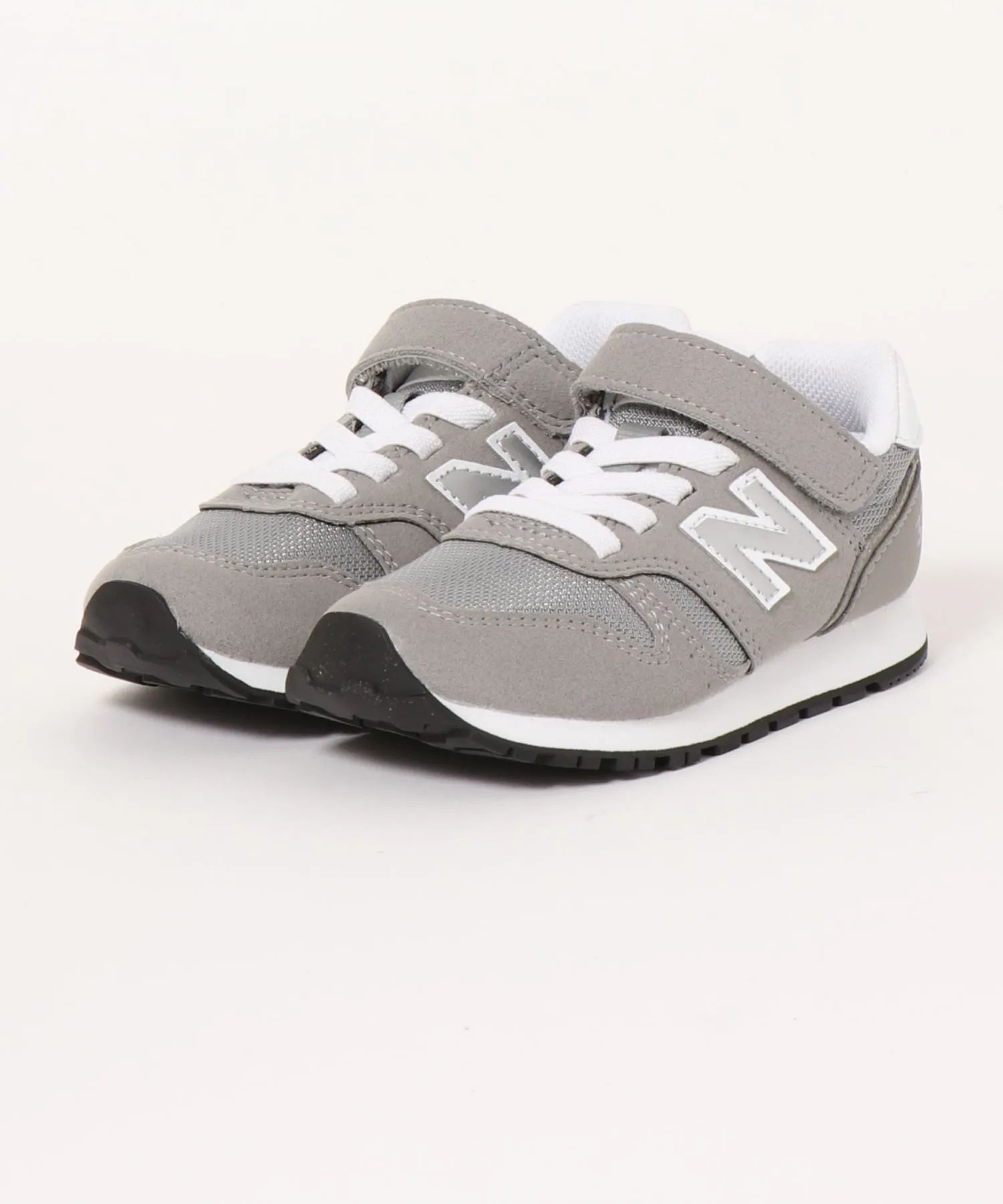 Детские кроссовки без шнурков New Balance YV373 PREPPY PACK серые — фото 3