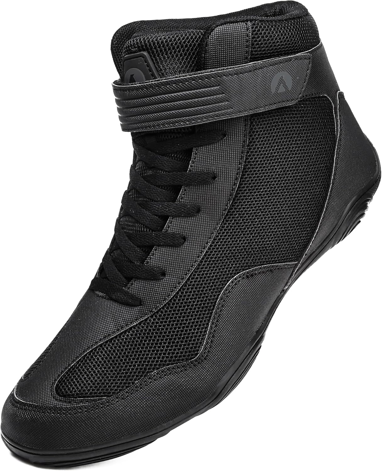 

Мужские борцовки DimaiGlobal, кроссовки для фитнеса, боксерские туфли с нулевым падением, высокие спортивные обувь для боевых искусств, тхэквондо, каратэ, тренировочная обувь для единоборств, черный