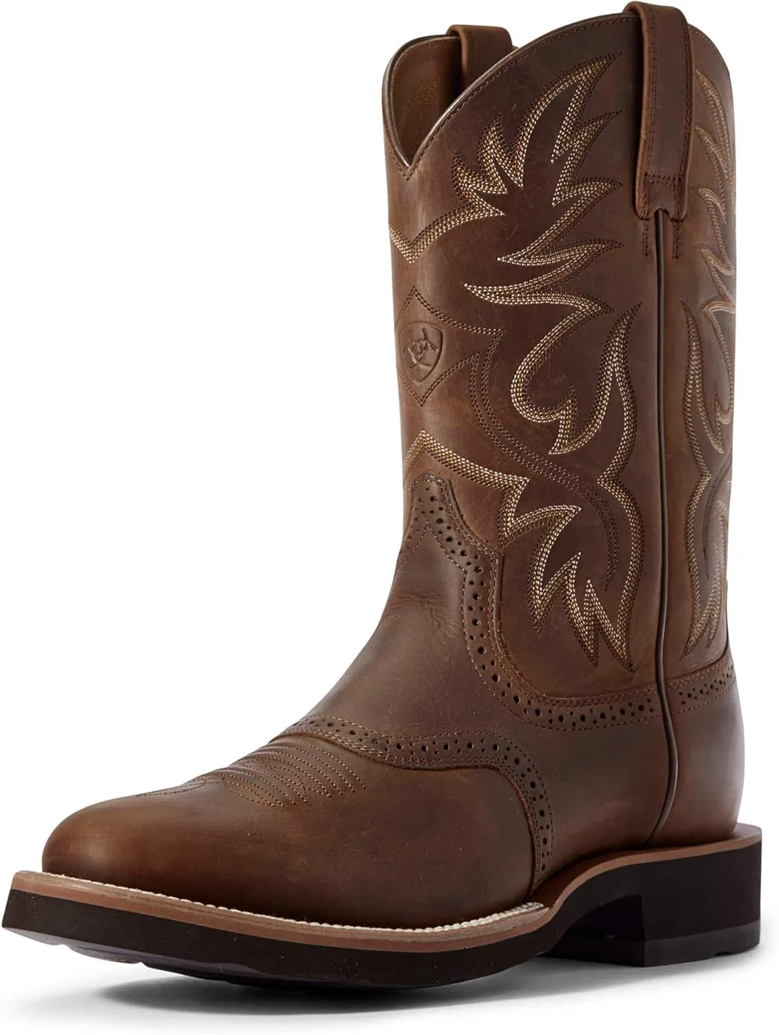 Мужские ковбойские ботинки ARIAT Heritage из крепа, Brown