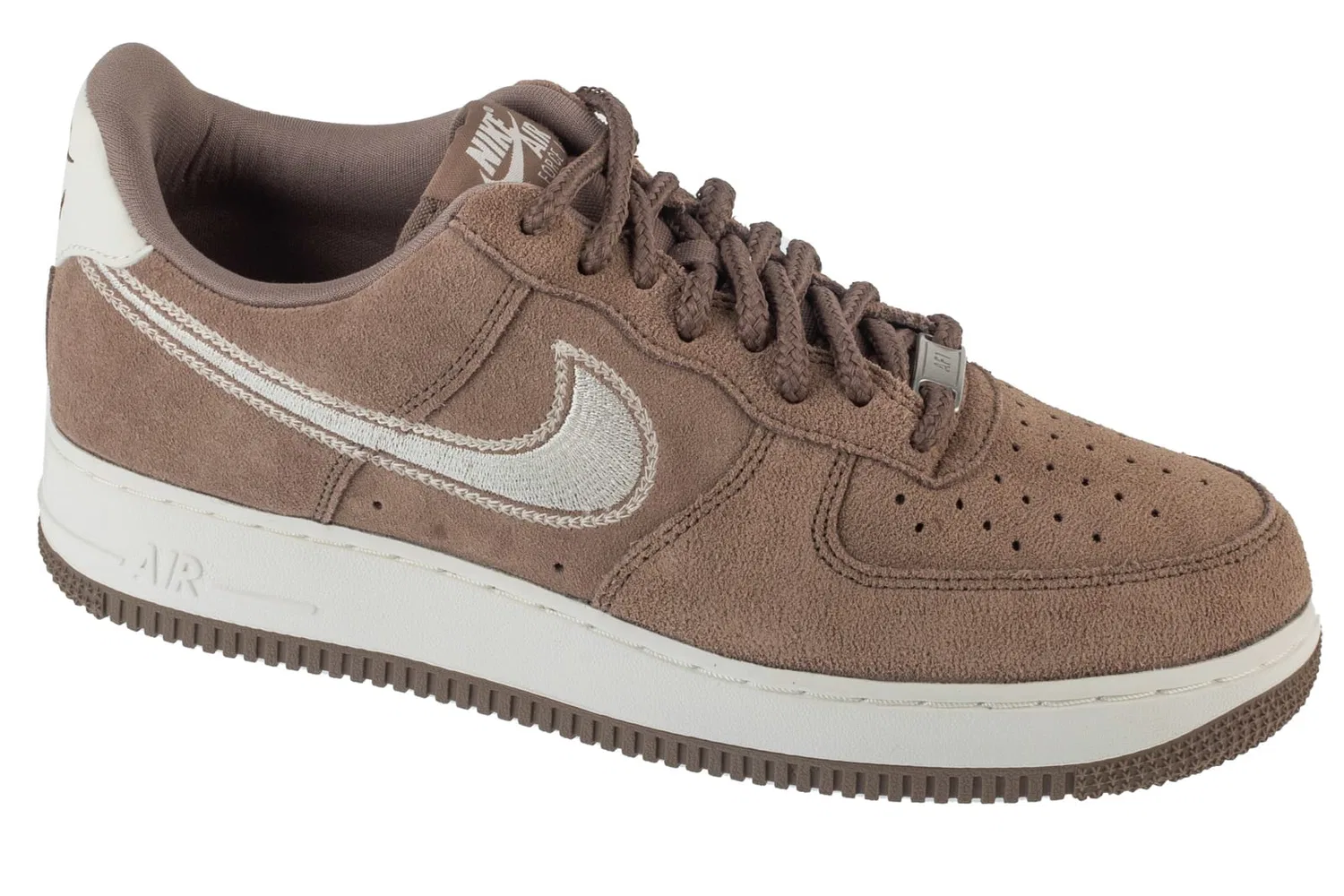 Кроссовки низкие, замша, Nike, коричневый