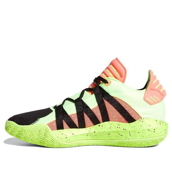 

Кроссовки dame 6 'signal green' Adidas, черный