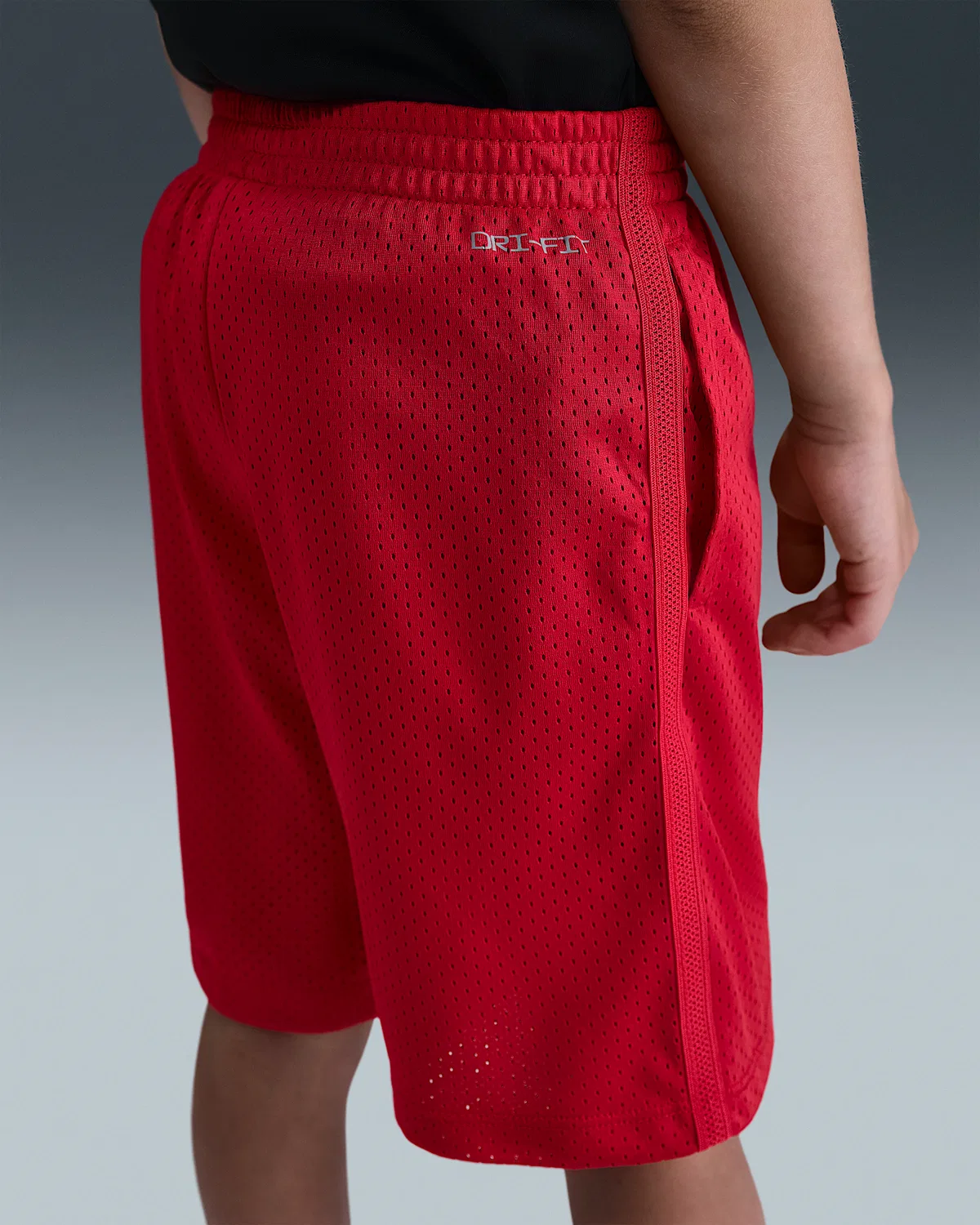 Детские шорты Nike Dri-FIT Multi Mesh, University Red — фото 3