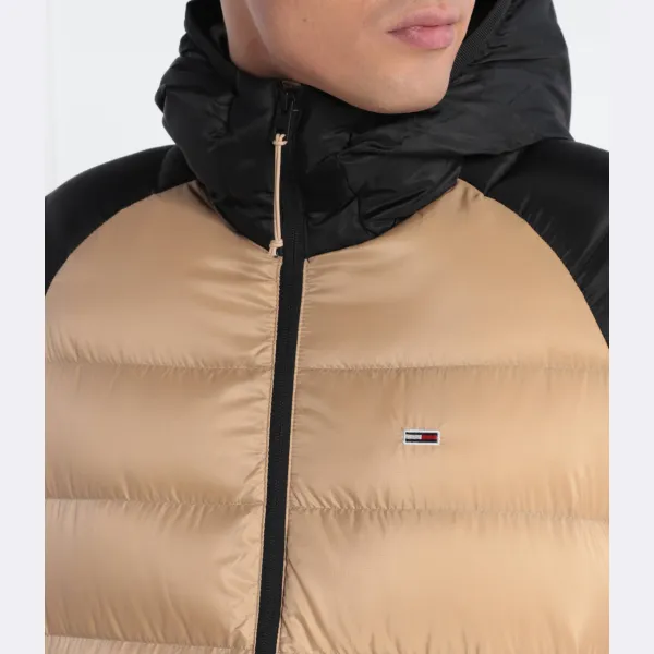 Легкий пуховик стандартного кроя Tommy Hilfiger, коричневый — фото 4