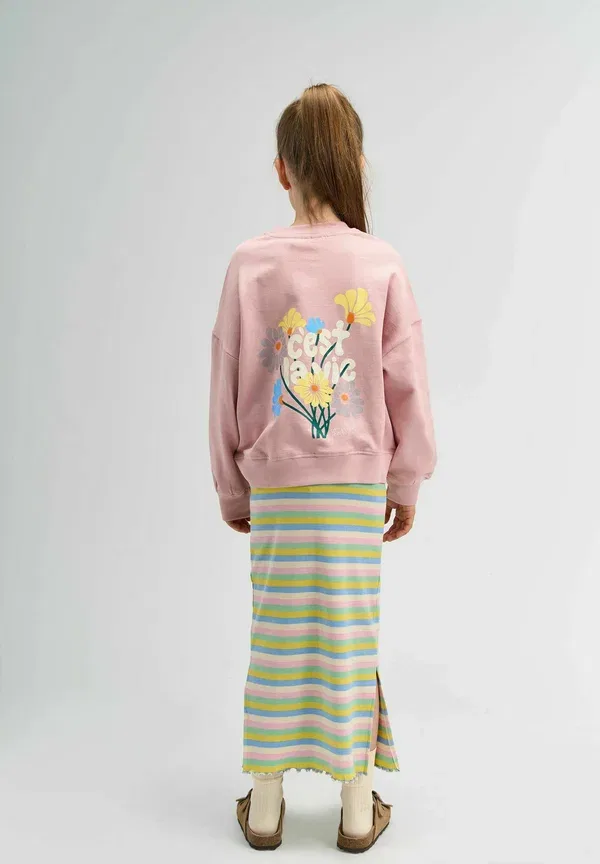 Свитшот Sandy os The New, серебристо-розовый