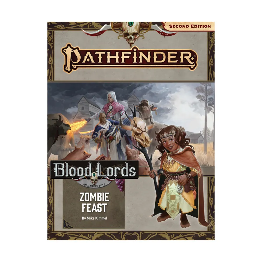 

#181 "Blood Lords #1 - Zombie Feast", Pathfinder Roleplaying Game (2nd Edition) - Adventure Path #175 - #200, мягкая обложка