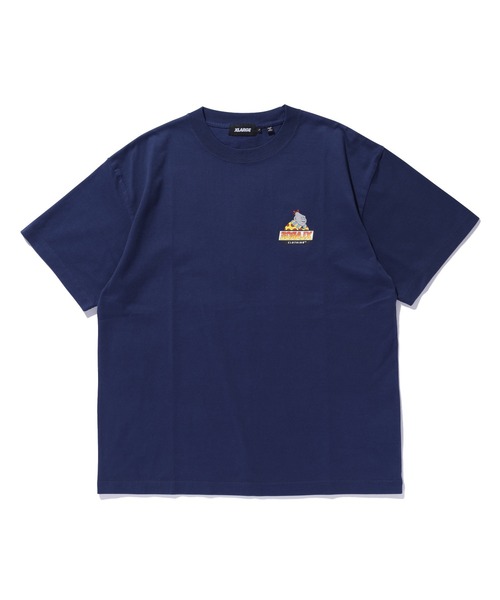 

Футболка с коротким рукавом, крой XLARGE, бренд CLOWN OG, цвет темно-синий