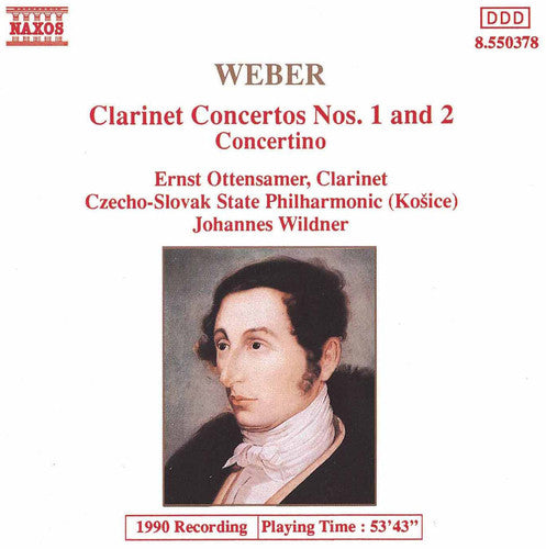 

CD диск Weber / Wildner / Cssr State Philharmonic: Clarinet Concerti 1 & 2 / Concertino