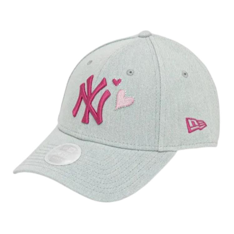 

New Era Хлопковая бейсболка с полиэстером и вискозой женская синяя, Blue