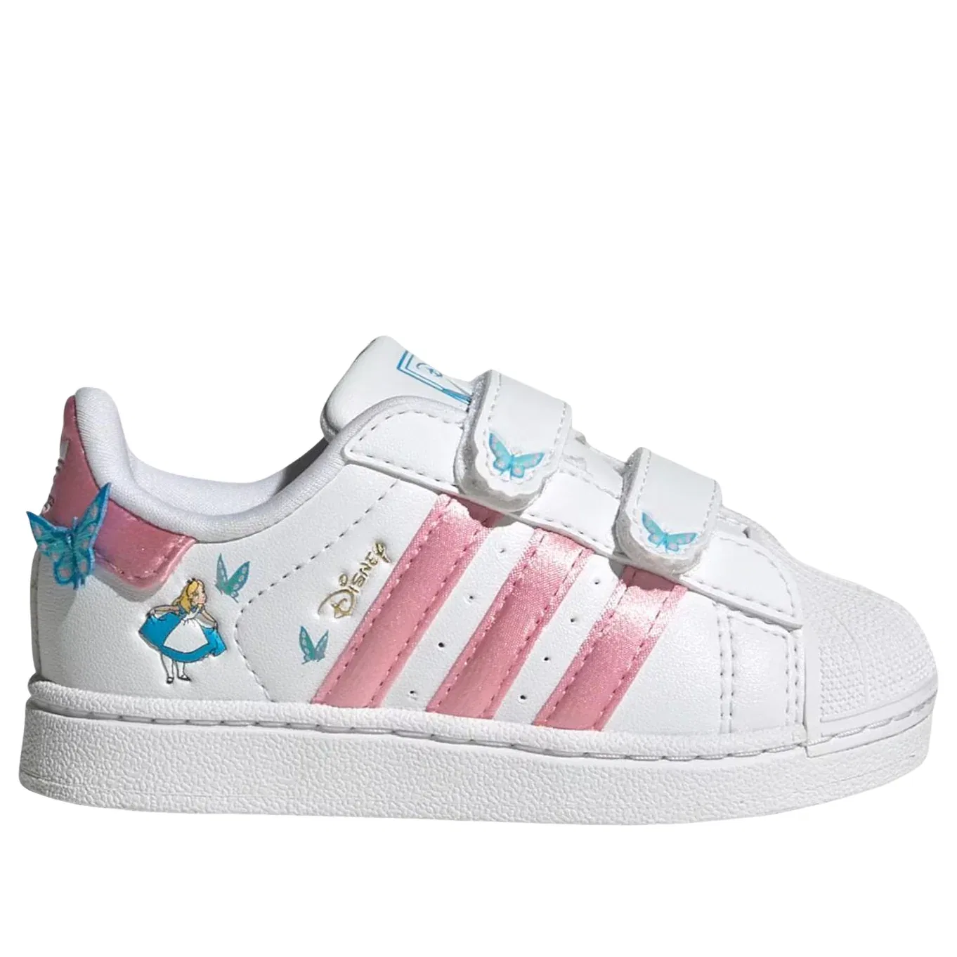 Кроссовки Adidas Disney Superstar II 'White Pink' IH1743, белый — фото 2