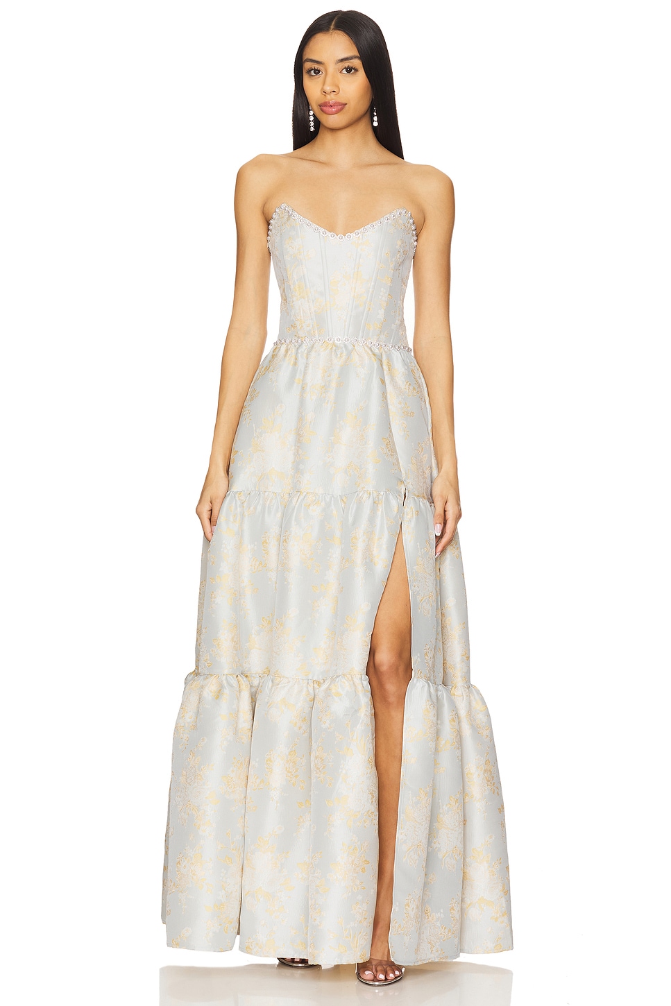 

Платье-корсет Vivian V. Chapman, sky windsor brocade