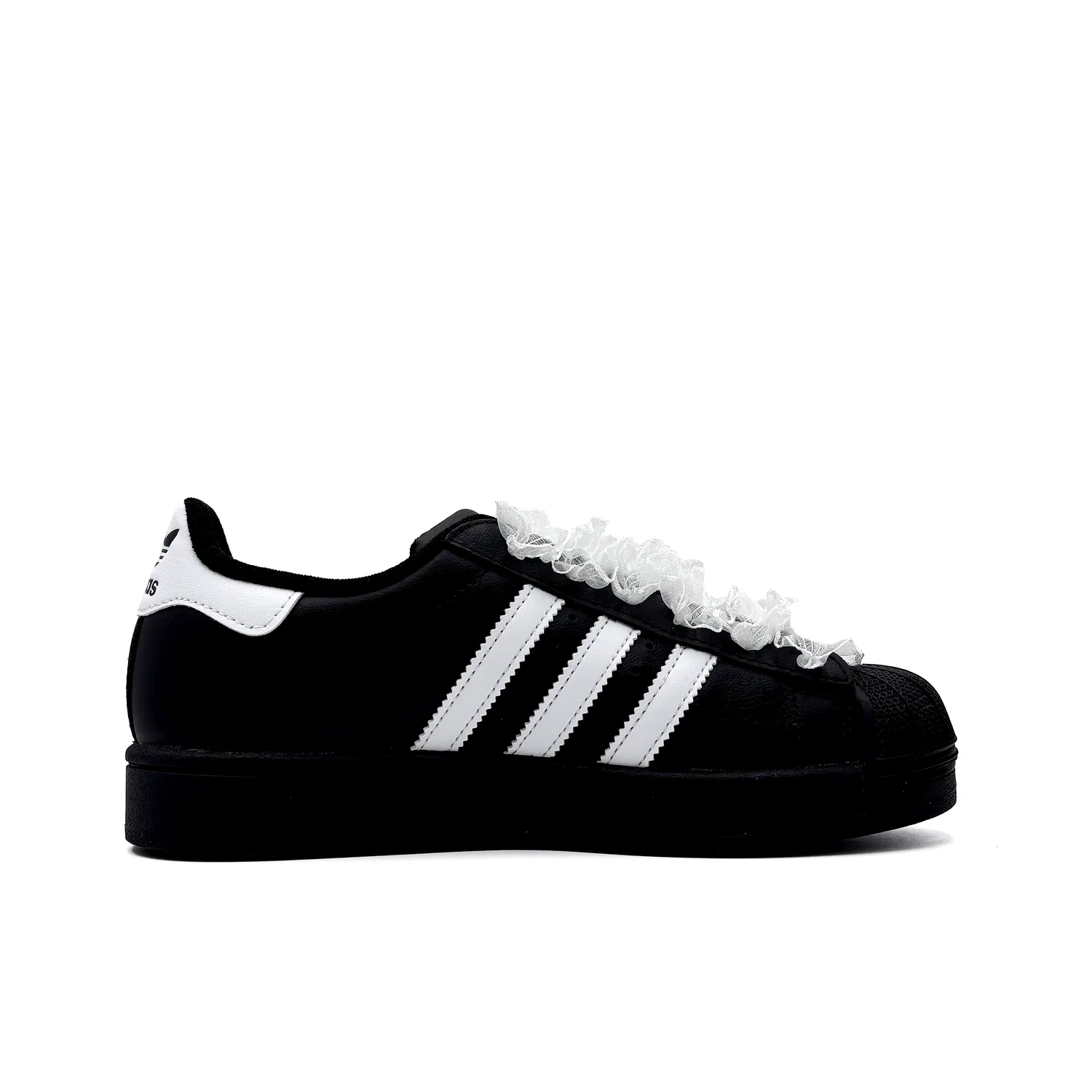 Кроссовки детские Superstar 2 Meowth Kitten Adidas Originals Black White — фото 3