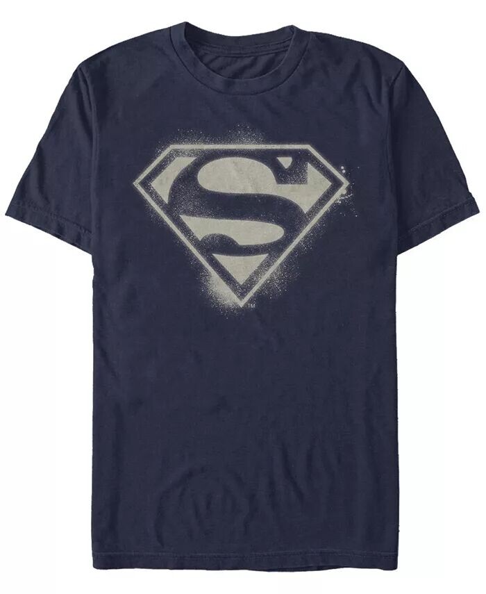 

Мужская футболка с коротким рукавом и логотипом Superman Spray Fifth Sun, синий