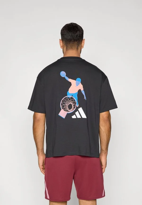 Футболка с фотопринтом Adidas Performance, Black