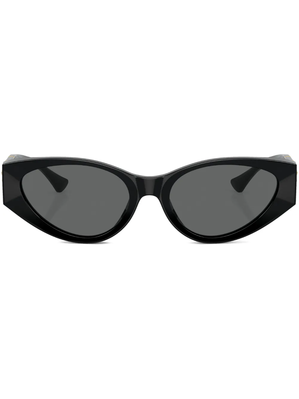 

Солнцезащитные очки Medusa в овальной оправе Versace Eyewear, черный