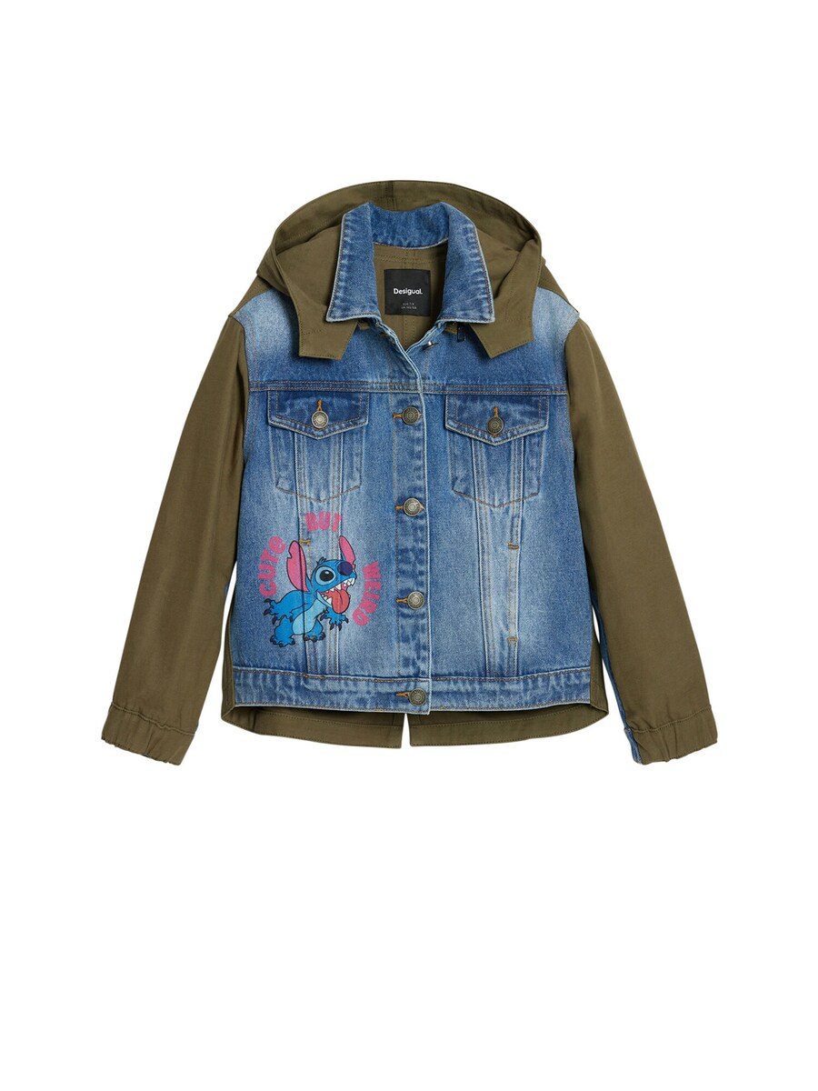 

Куртка межсезонная Desigual Stitch, цвет Blue/Olive