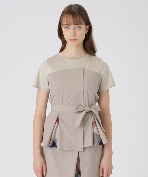 

Топ-бюстье комбинированное, быстросохнущее, приятное на ощупь BLUE LABEL CRESTBRIDGE, бежевый