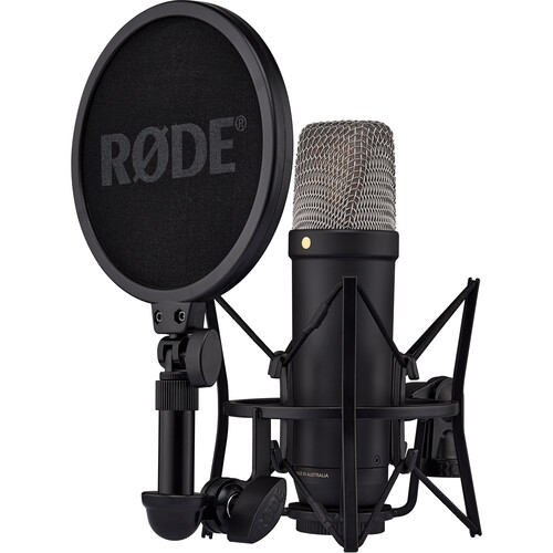 

Кардиоидный конденсаторный XLR/USB микрофон RODE NT1 5-го поколения с большой диафрагмой (черный)