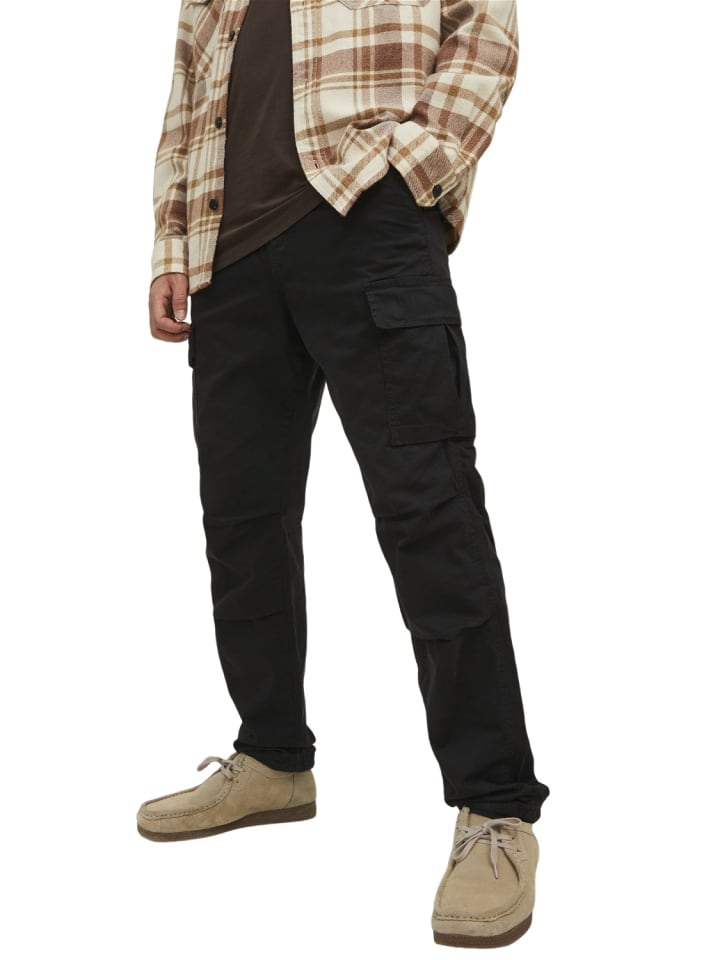 

Брюки-Карго Jack & Jones, черный