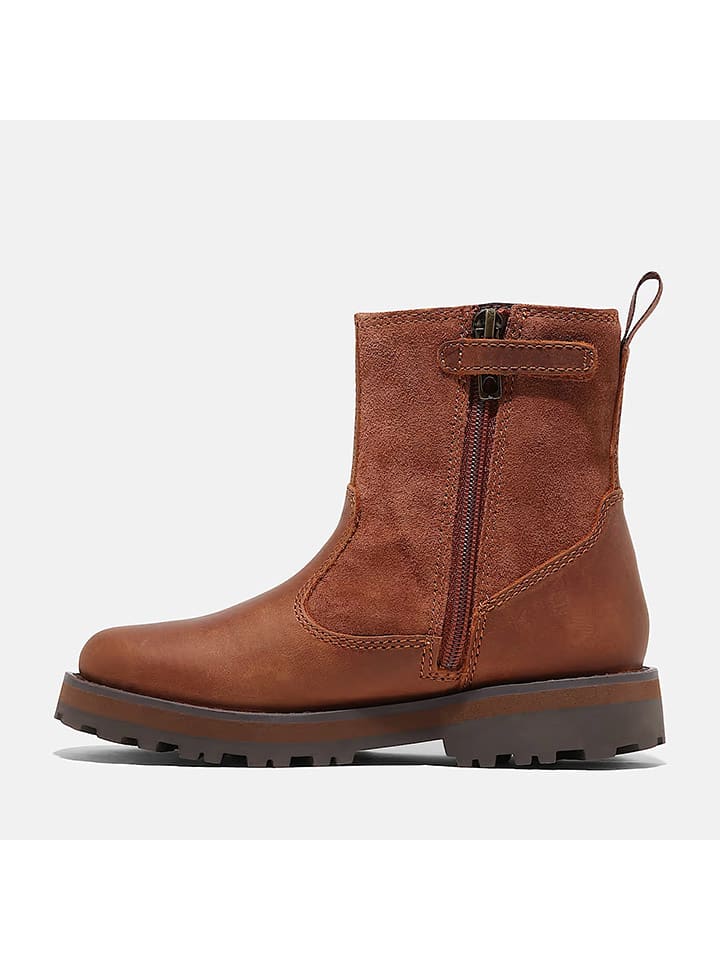Timberland Кожаные сапоги "Courma" светло-коричневого цвета — фото 2