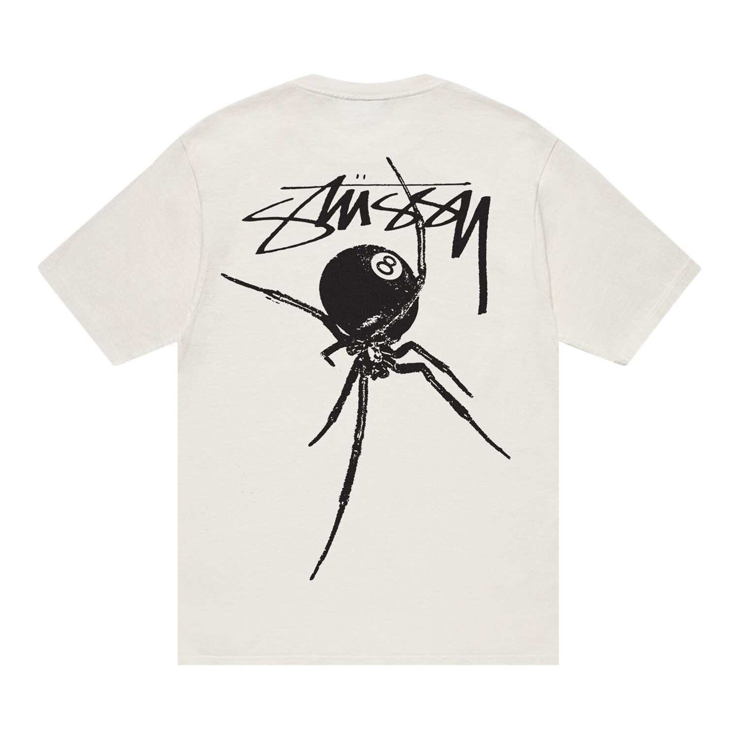 Футболка Stussy Arachnid, окрашенная в пигмент, Натуральная — фото 2