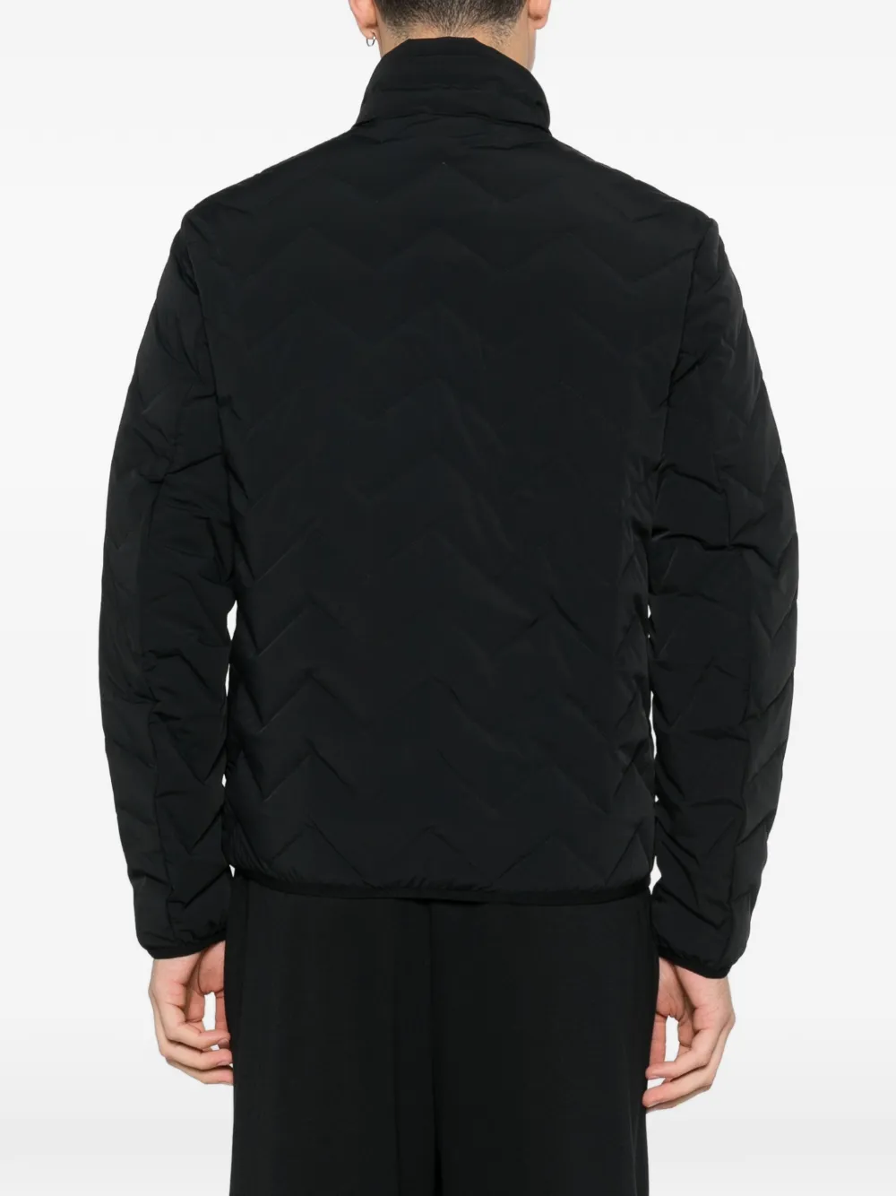 Стеганая куртка на молнии Emporio Armani, черный — фото 4