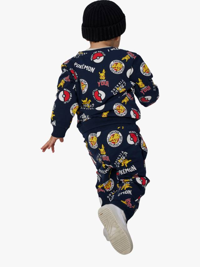 Детская толстовка Pokémon из хлопковой смеси NAME IT, Navy Blazer — фото 3