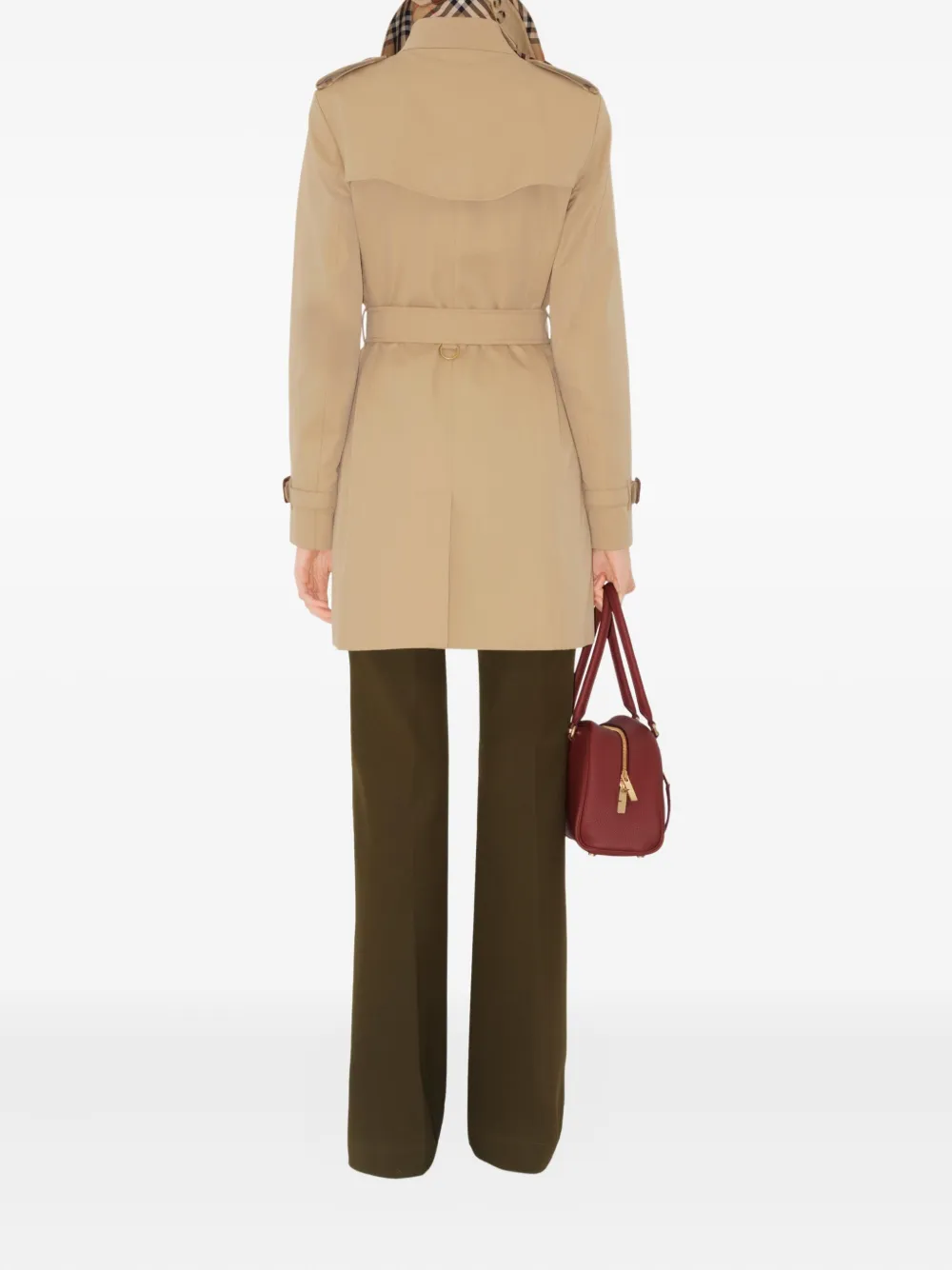 Тренчкот Burberry, мужской, нейтральный, бежевый — фото 4