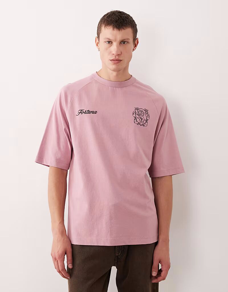 

Футболка свободного кроя с рукавами реглан Asos Design