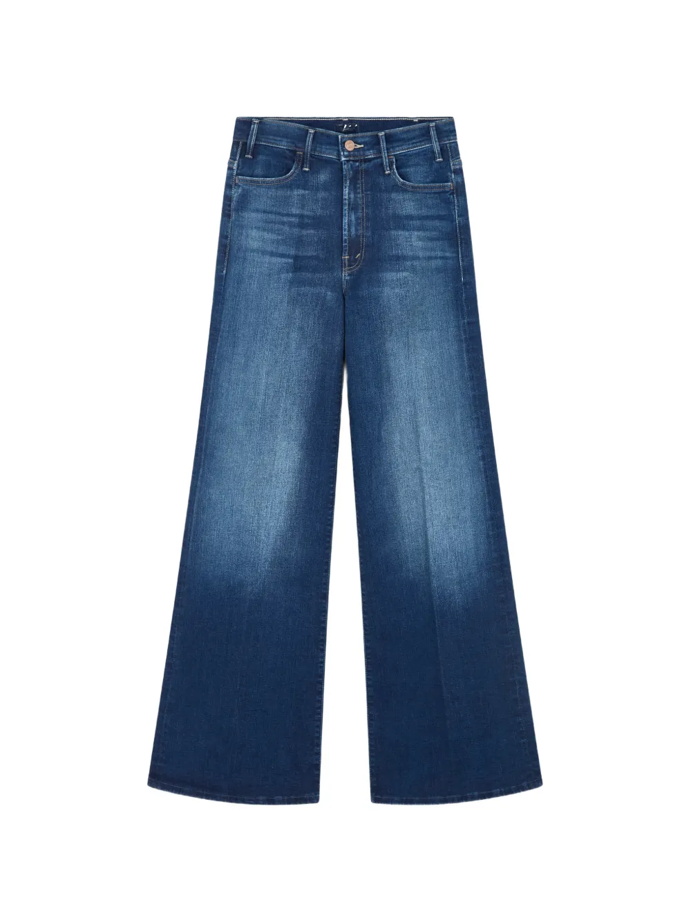 

Джинсы Hustler Roller с застежкой на пуговицы Mother, синий