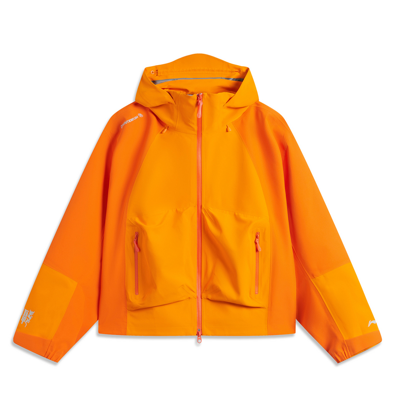 

LINING Ветрозащитная водоотталкивающая дождевик куртка женская Sunset Orange, Sunset Orange