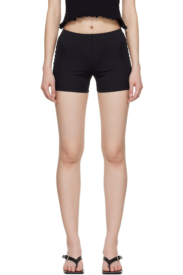 

Шорты для йоги с эффектом отжиманий Vetements, черный