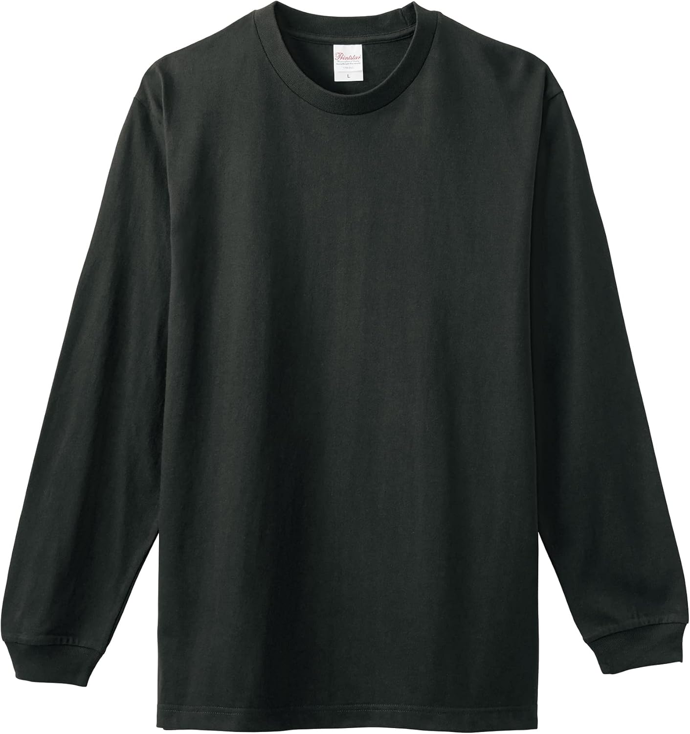 

Мужская футболка с длинным рукавом Printstar 00110-CLL, однотонная, плотность ткани 5,6 унций, черный