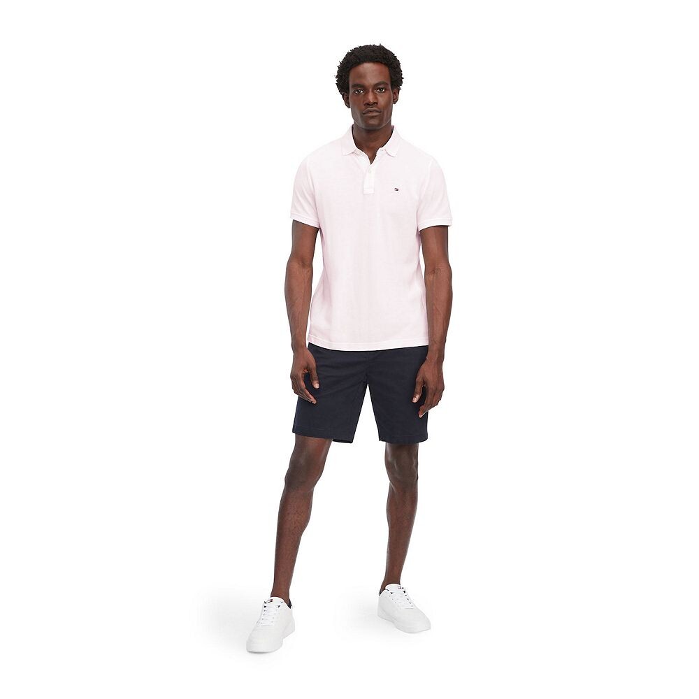 Мужская футболка Tommy Hilfiger Justin Polo, цвет Gray Heather — фото 4