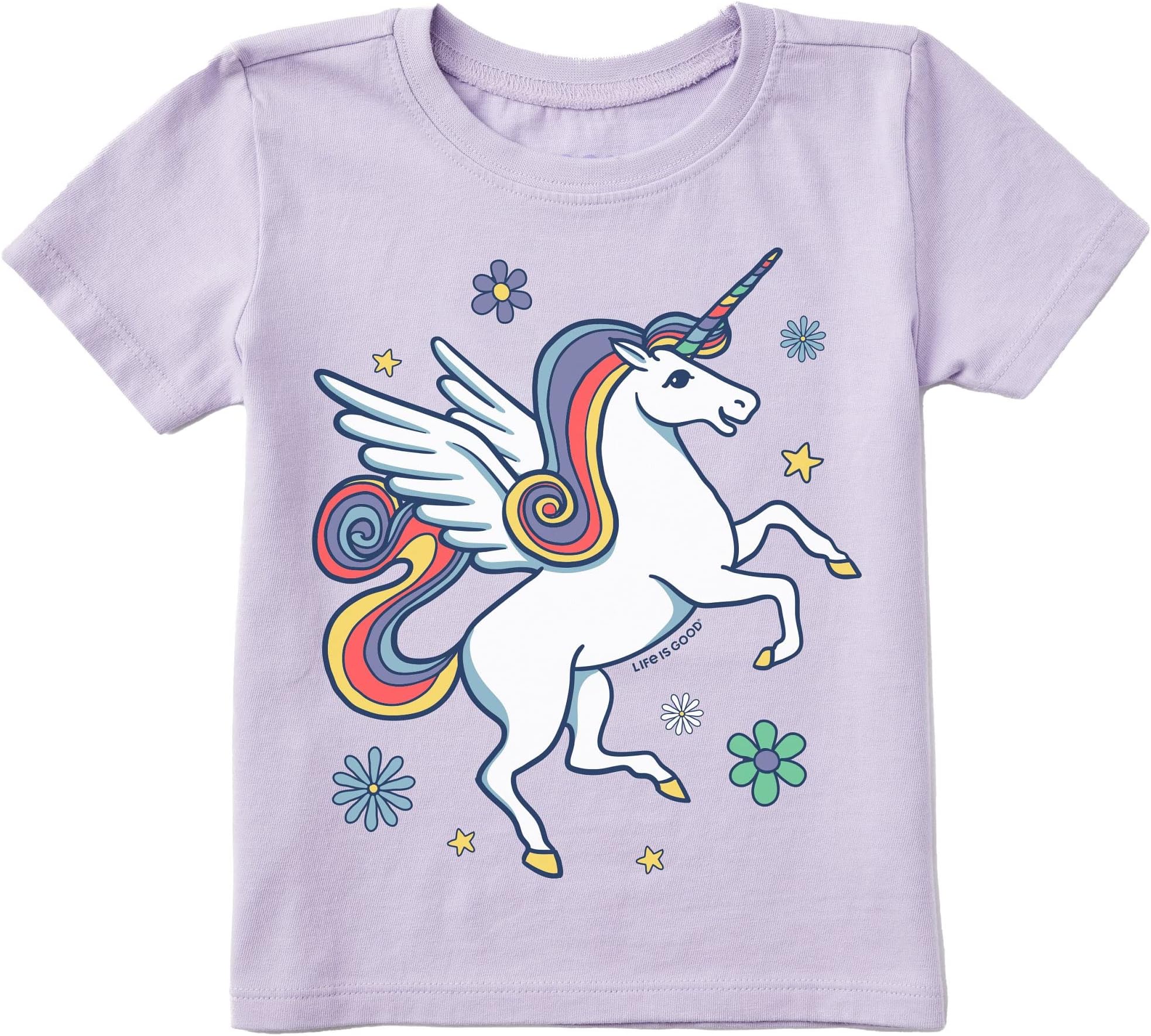 

Футболка Life is Good Magical Unicorn Short Sleeve CrusherTee, цвет Lilac Purple