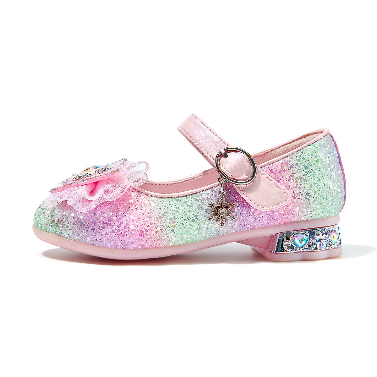 

Детские кожаные туфли серии Frozen GS Low-top Disney, розовый